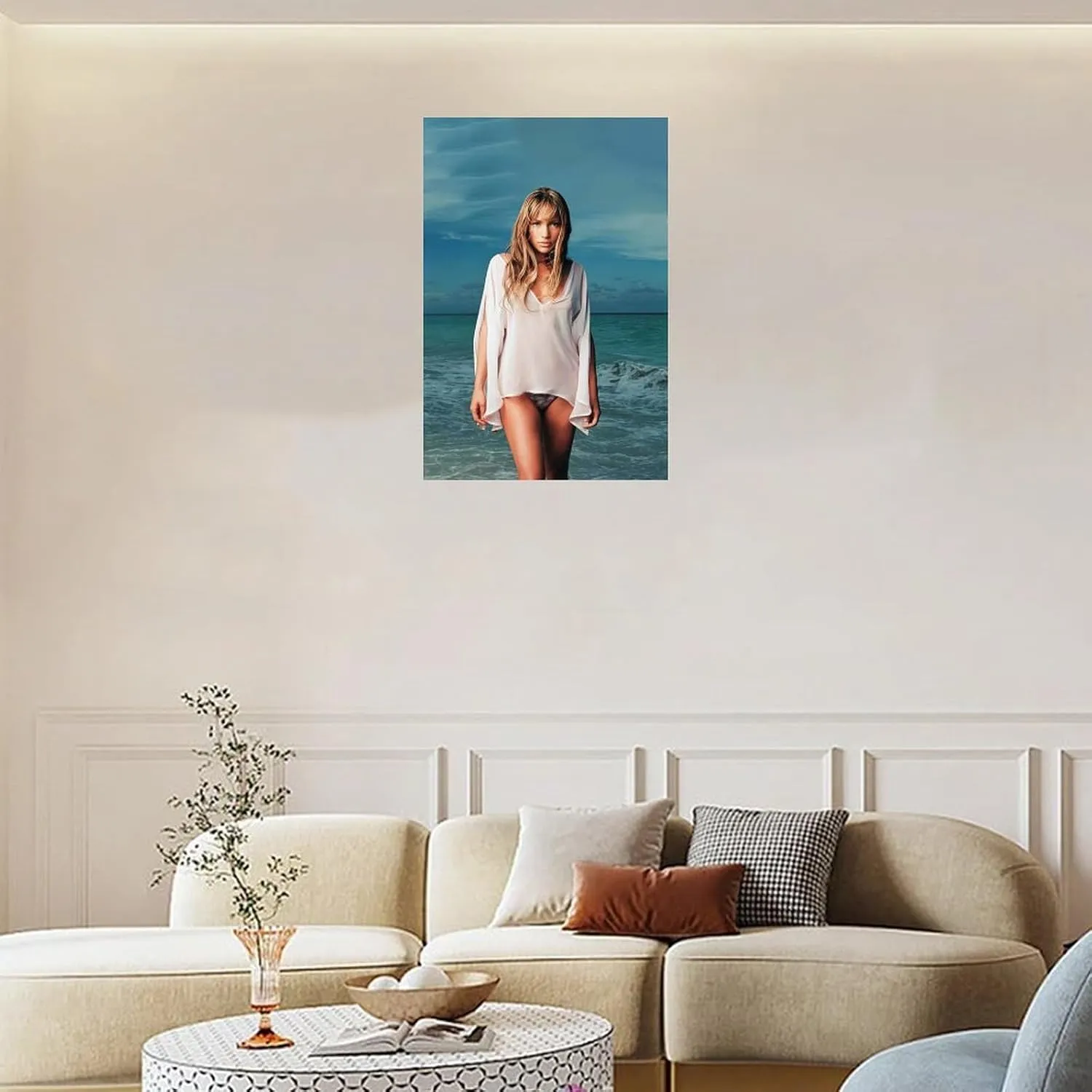 YIPKEHLS Jennifer Lopez (4) Canvas Poster Mural Decor Printing Picture Painting Living Room Hallway Decor Unframe-style 16x24inch(40x60cm)