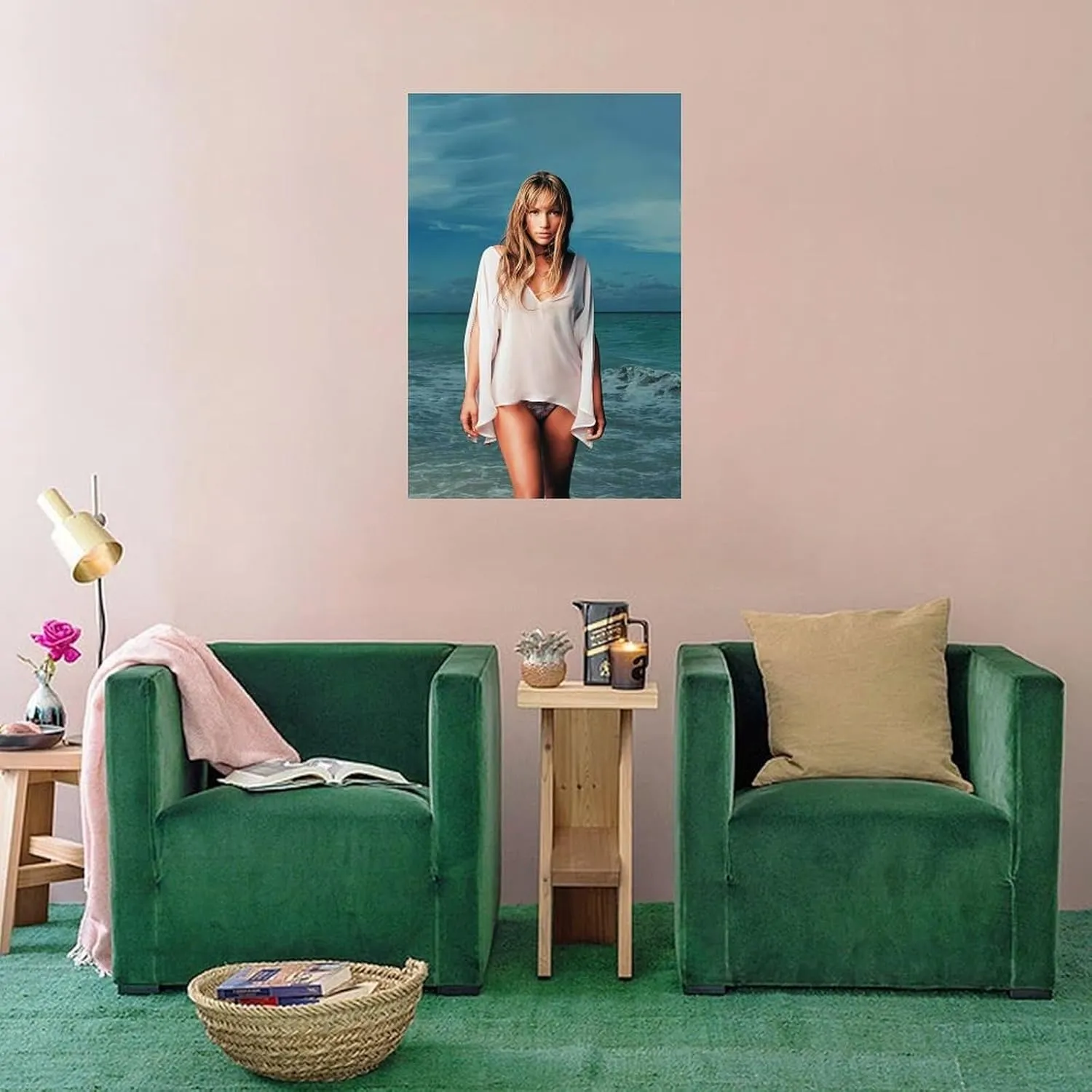 YIPKEHLS Jennifer Lopez (4) Canvas Poster Mural Decor Printing Picture Painting Living Room Hallway Decor Unframe-style 16x24inch(40x60cm)