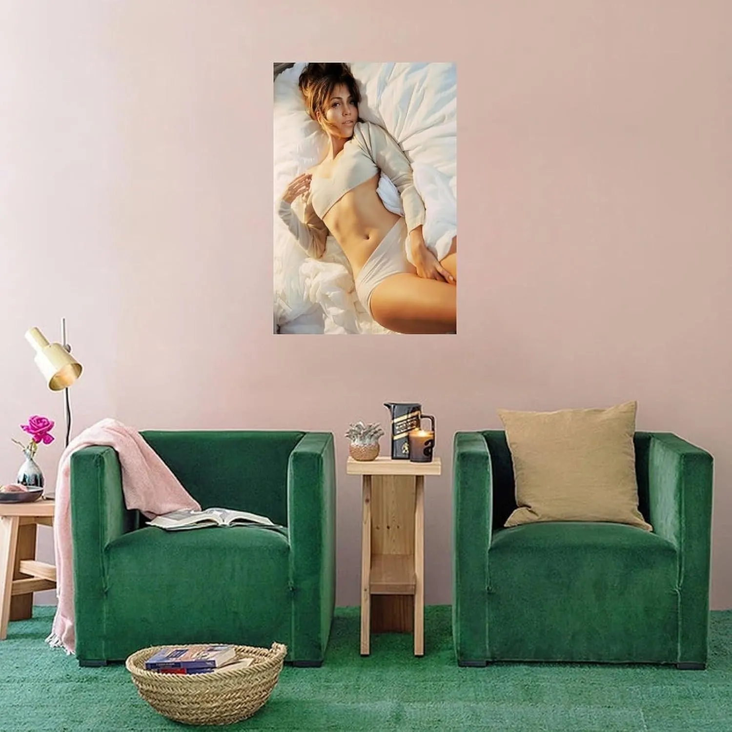 YIPKEHLS Jennifer Lopez (5) Canvas Poster Mural Decor Printing Picture Painting Living Room Hallway Decor Unframe-style 20x30inch(50x75cm)