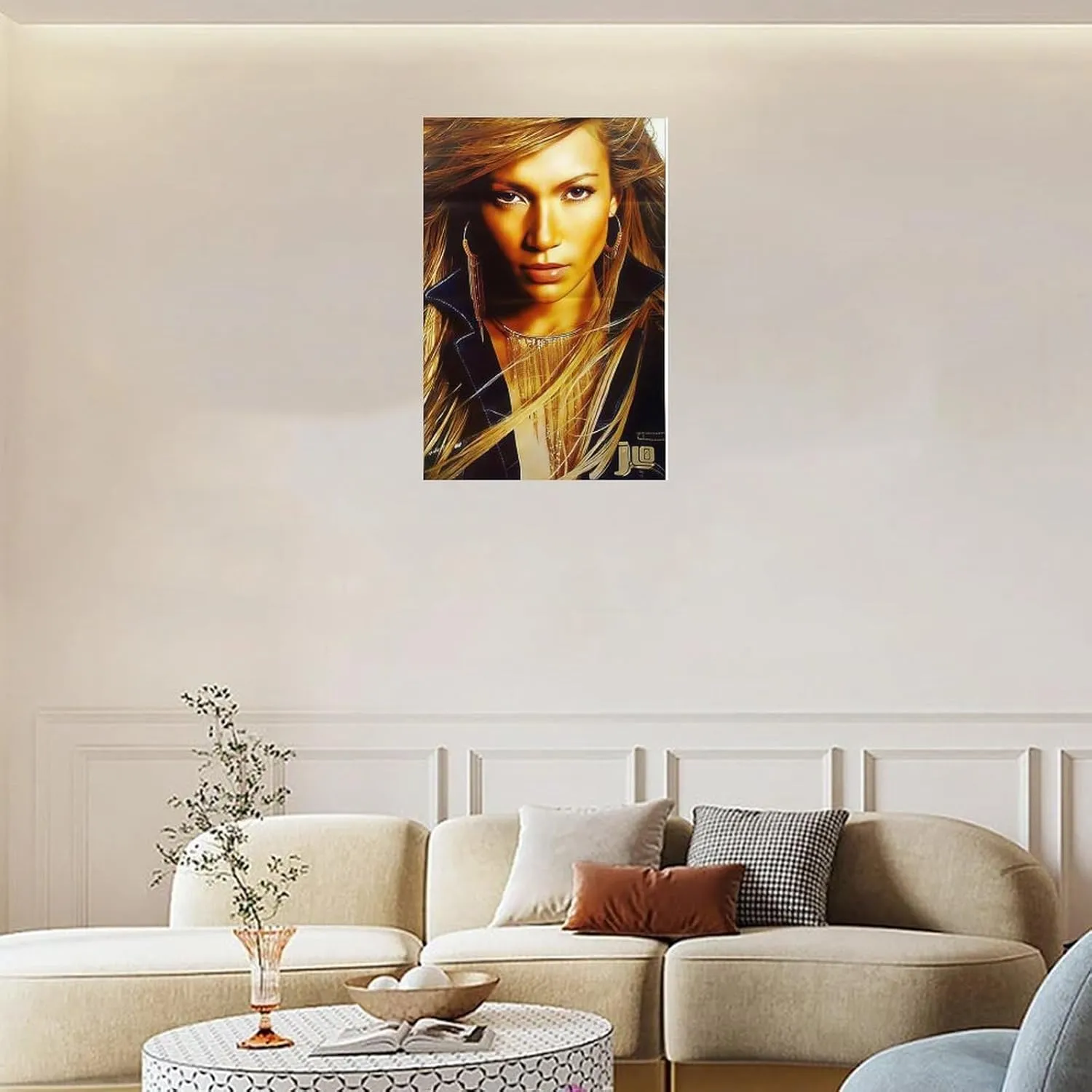 YIPKEHLS Jennifer Lopez (7) Canvas Poster Mural Decor Printing Picture Painting Living Room Hallway Decor Unframe-style 20x30inch(50x75cm)