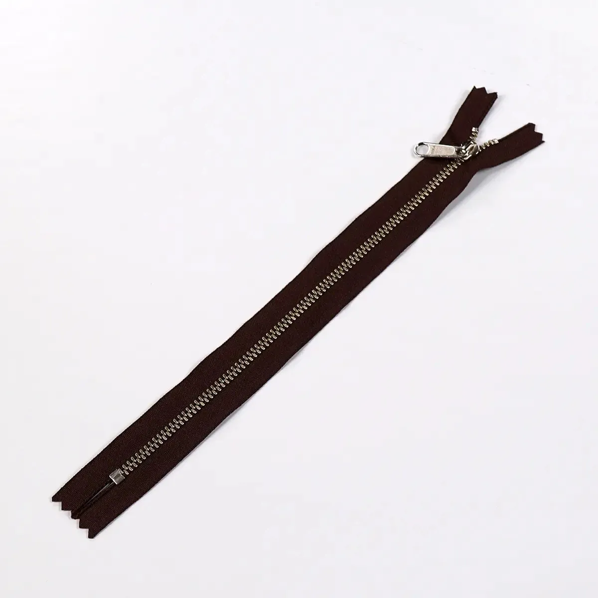 YKK 4.5 Nickel Bag Zipper Long Pull 9 Inch
