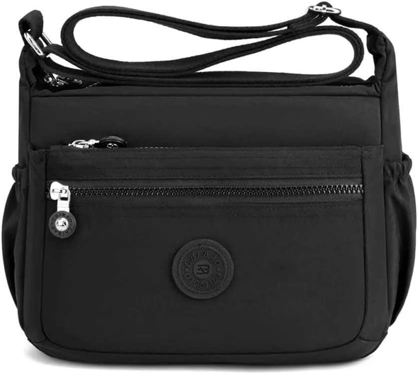 Yohora Women’s Shoulder Handbag Nylon Crossbody Purse Waterproof Messenger Bag