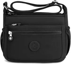 Yohora Women’s Shoulder Handbag Nylon Crossbody Purse Waterproof Messenger Bag